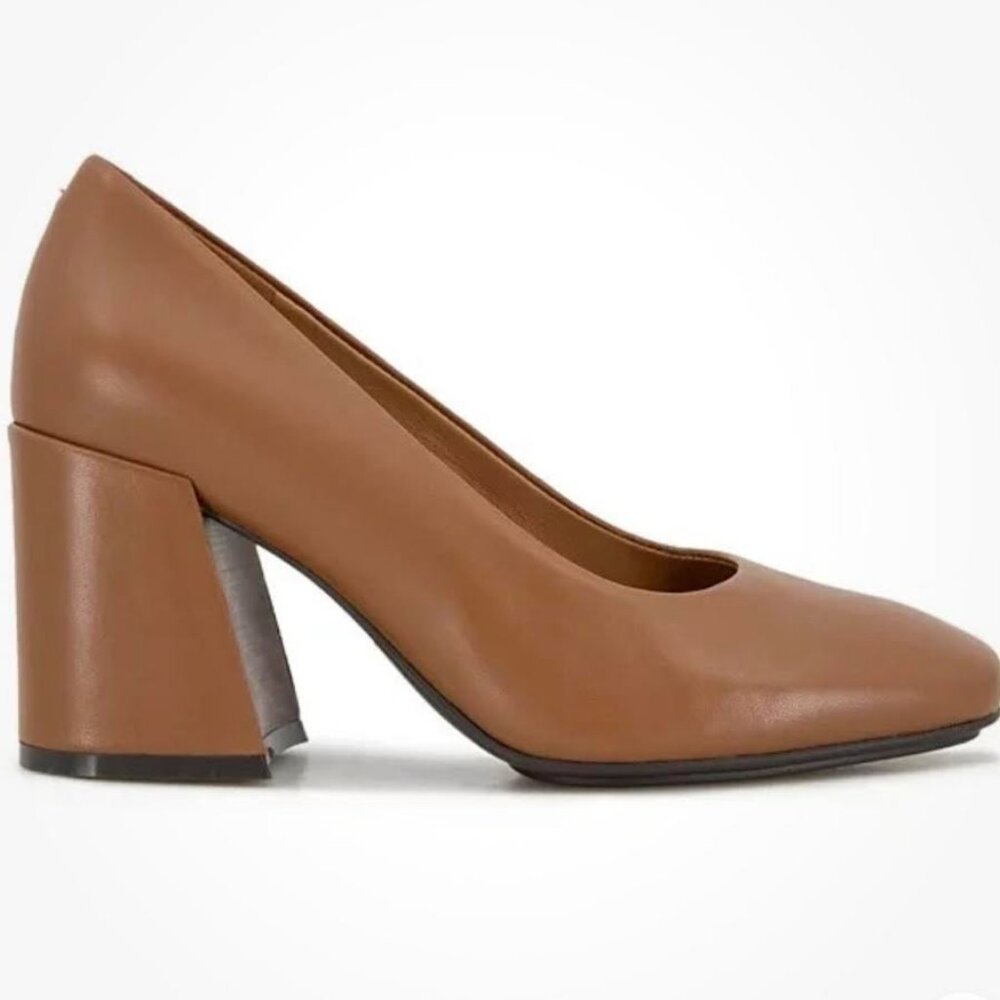 Gentle Souls Women's Irie Block Heel Sandal - Pecan - Picture 2 of 5